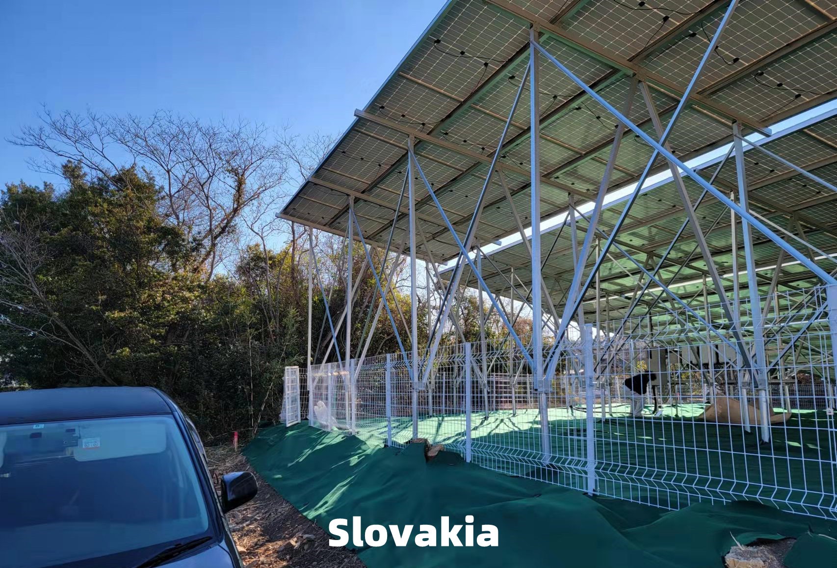 Slovakia Aluminum Roof Solar Solution 33.3KW